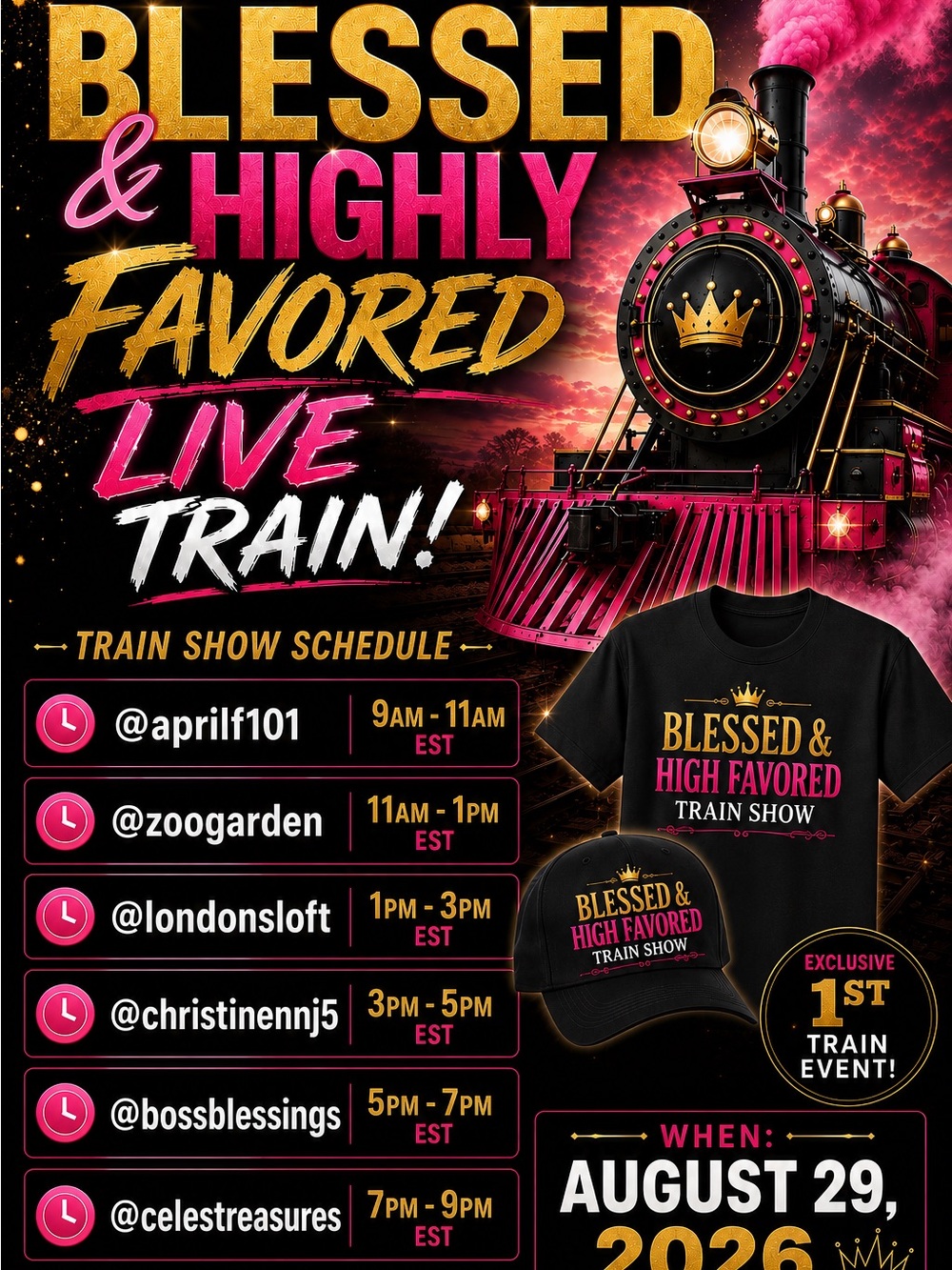 Blessed & Highly Favored live show